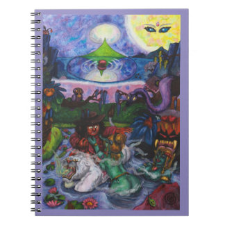 Waterverf Schildering Reis Eros Leeuwin Piramide Notitieboek