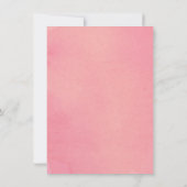 Waterverf Schilderkunst Kids Verjaardagsfeest Kaart (Achterkant)