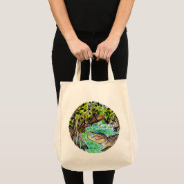 Waterverf schilderkunst van Everglades National Pa Tote Bag