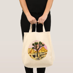 Waterverf schilderkunst van Joshua Tree National P Tote Bag