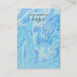 Waterverf schilderpatroon waarmee een DisplayCard  Visitekaartje