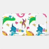 Waterverf schildert naadloos patroon met dinosauru Case-Mate iPhone case (Achterkant (horizontaal))