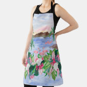 Waterverf schildert naadloos patroon met hawaï schort (Insitu)