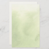 waterverf schildert op een ruw textuurpapier briefpapier (Voorkant / Achterkant)