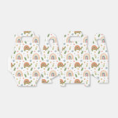 Waterverf schildpad en regenboogpatroon Bedankdoosjes (Uitgevouwen)