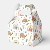 Waterverf schildpad en regenboogpatroon Bedankdoosjes (Voorkant Zijde)