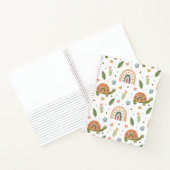  Waterverf schildpad en regenboogpatroon Notitieboek (Binnen)