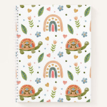  Waterverf schildpad en regenboogpatroon