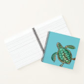 Waterverf Schildpad Ocean Blue Notitieboek (Binnen)