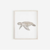 Waterverf schildpad print