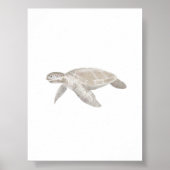 Waterverf schildpad print (Voorkant)