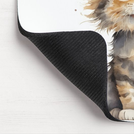 Waterverf schildpad shell kitten muismat (Hoek)