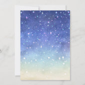 Waterverf schittert verjaardag kaart (Achterkant)