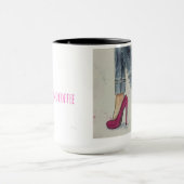 Waterverf schoenen en koffie mok (Midden)