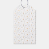 Waterverf Schommelend Paard, Baby Borrel Cadeaulabel (Achterkant)