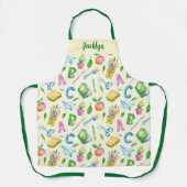 Waterverf School Art Teacher Design Schort (Voorkant)