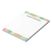 Waterverf schooladviseur noteringsadvertentie notitieblok (Linkerzijde)