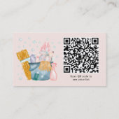 Waterverf schoonmaakmachine voor huishoudelijke sc visitekaartje (Achterkant)