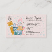 Waterverf schoonmaakmachine voor huishoudelijke sc visitekaartje (Voorkant)