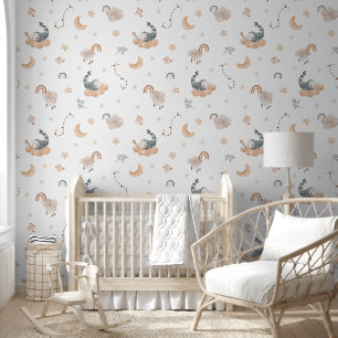 Waterverf Schorpioen Zodiac Kinderkamer Behang