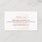 Waterverf Schrijfmachine voor schrijfmachine Visitekaartje (Achterkant)