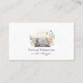 Waterverf Schrijfmachine voor schrijfmachine Visitekaartje (Voorkant)