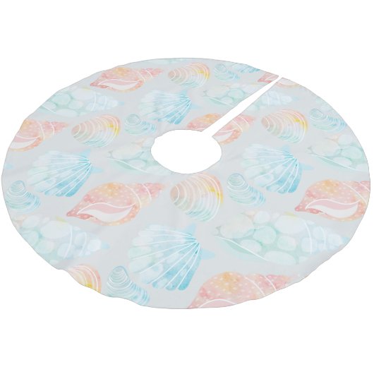 Waterverf Schuif boomrok Kerstboom Rok (Gekanteld)