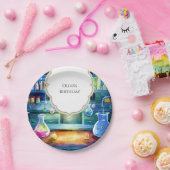 Waterverf Science Magic Scientist Verjaardag Papieren Bordje (Feest)