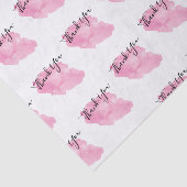 Waterverf Script Business - Hartelijk dank - Patro Tissuepapier (Detail)