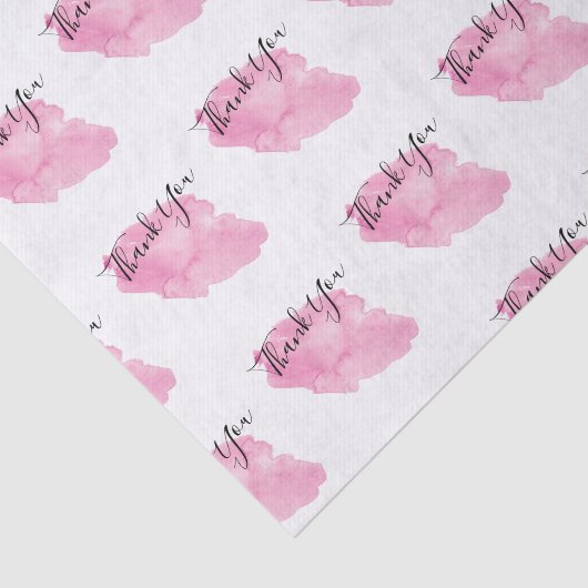 Waterverf Script Business - Hartelijk dank - Patro Tissuepapier (Detail)