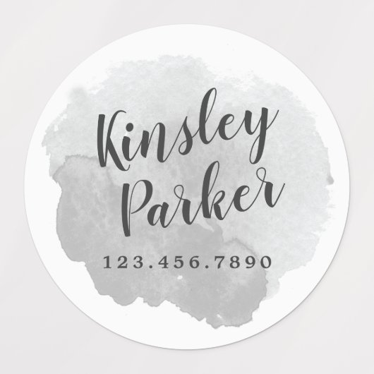 Waterverf Script Name Waterproof Labels (Design 2)