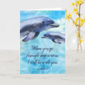  Waterverf| Scriptversie Kaart (Gele Bloem)