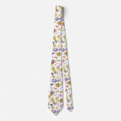 Waterverf Scuba Diving Cats Pattern Stropdas (Voorkant)