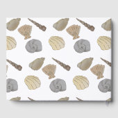 Waterverf Sea Shells Welkom Gastenboek (Achterkant)