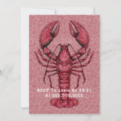 Waterverf Seafood Boil Graduation Party Kaart (Achterkant)