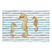 WATERVERF SEAHORSE, BEACH, KUSSENSLOOP (Achterkant)