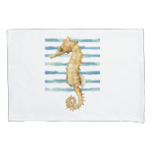 WATERVERF SEAHORSE, BEACH, KUSSENSLOOP (Voorkant)