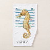 WATERVERF SEAHORSE, BEACH TOWN, CAPE KAN HANDDOEK (Handdoek)