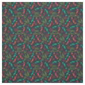 Waterverf Seahorse Blue Nautical Pattern Stof (Swatch)