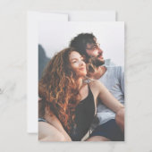 Waterverf Seahorse Coastal Theme Save the Date Kaart (Achterkant)