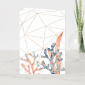 Waterverf Seahorse Folded Folie Wenskaart (Achterkant)