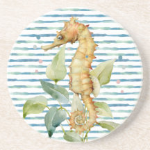 Waterverf SEAHORSE - Kust, Strand Nautisch