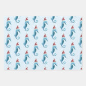 Waterverf Seahorse Nautical Inpakpapier Vel (Voorkant)