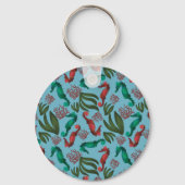 Waterverf Seahorse Nautical Personalized Sleutelhanger (Achterkant)