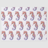 Waterverf Seahorse Pattern Decoupage Tissuepapier (Voorkant)