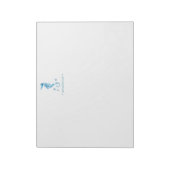 Waterverf Seahorse Personalized Stationery Notitieblok (Linkerzijde)