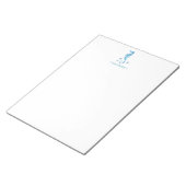 Waterverf Seahorse Personalized Stationery Notitieblok (Schuin)