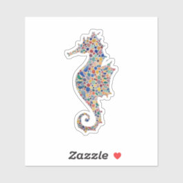 Waterverf Seahorse Sticker