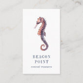 Waterverf Seahorse Visitekaartje (Voorkant)