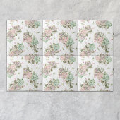 waterverf Seamless Hydrangea roos Buds Frans Tegeltje